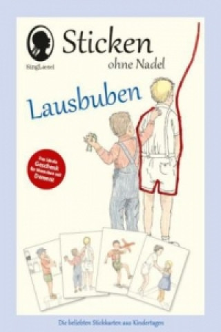 Spiel/Spielzeug Sticken ohne Nadel "Lausbuben" 