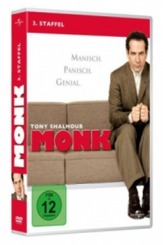 Video Monk. Staffel.3, 4 DVDs Tony Shalhoub