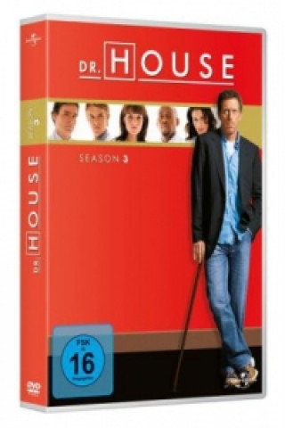 Video Dr. House. Season.3, 6 DVDs Hugh Laurie