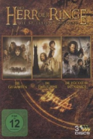 Видео Der Herr der Ringe, Die Spielfilm-Trilogie, 3 DVDs John R. R. Tolkien