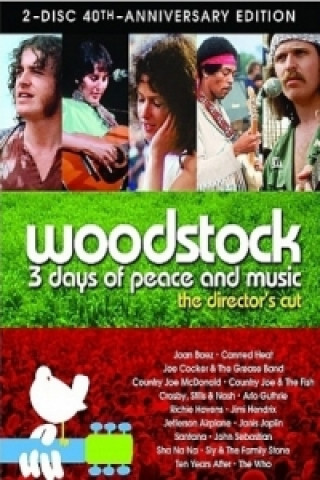 Video Woodstock, 2 DVDs (Director's Cut, 40th Anniversary Edition) Martin Scorsese