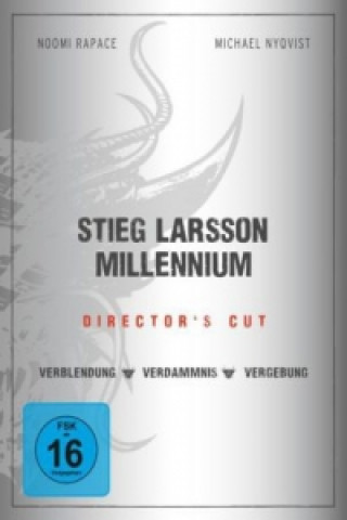 Filmek Millennium Trilogie, 3 DVDs (Director's Cut) Stieg Larsson