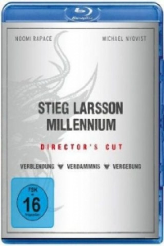Filmek Millennium Trilogie, 3 Blu-rays (Director's Cut) Stieg Larsson