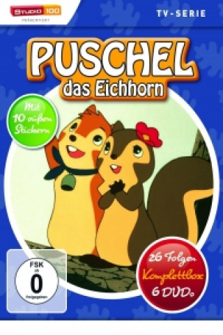 Video Puschel das Eichhorn, Komplettbox, 6 DVD Yoshio Kuroda