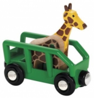 Spiel/Spielzeug 33724 BRIO Giraffenwagen RIO®