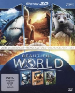 Video Beautiful World in 3D Vol. 1, 3 Blu-rays 