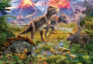 Igra/Igračka Educa Borras - Dinosaur Gathering 500 piece Jigsaw Puzzle 