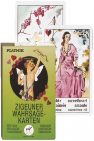 Materiale tipărite Zigeuner Wahrsagekarten, Orakelkarten neuvedený autor