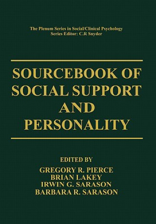 Książka Sourcebook of Social Support and Personality Brian Lakey