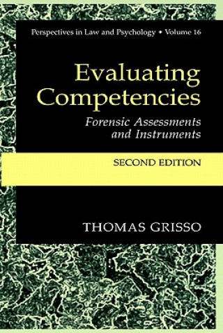 Kniha Evaluating Competencies Thomas Grisso
