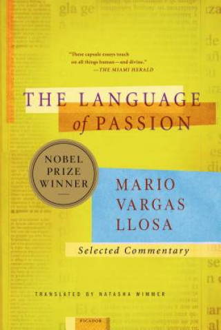 Boek The Language of Passion. Die Sprache der Leidenschaft, englische Ausgabe Mario Vargas Llosa