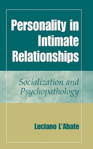 Livre Personality in Intimate Relationships Luciano L'Abate