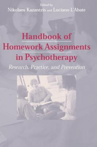 Książka Handbook of Homework Assignments in Psychotherapy Nikolaos Kazantzis