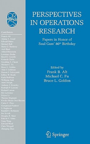 Buch Perspectives in Operations Research Frank B. Alt