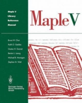 Book Maple V Library Reference Manual Bruce Char