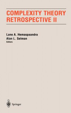 Książka Complexity Theory Retrospective II Lane A. Hemaspaandra