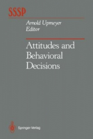 Kniha Attitudes and Behavioral Decisions Arnold Upmeyer