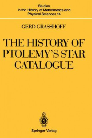 Carte History of Ptolemy's Star Catalogue Gerd Graßhoff