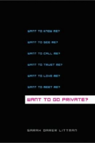 Knjiga Want to Go Private? Sarah Darer Littman