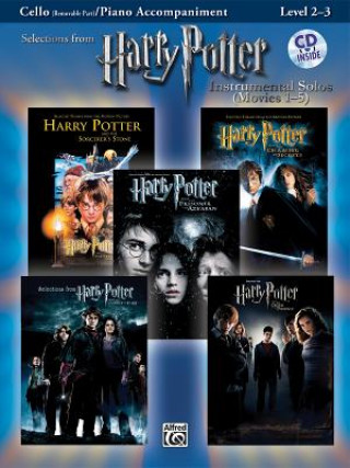 Carte Selections from Harry Potter Movies 1-5, w. Audio-CD, for Cello and Piano Accompaniment John Williams