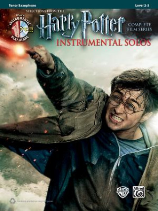 Könyv Harry Potter Instrumental Solos - Tenor Saxophone, w. MP3-CD Bill Galliford