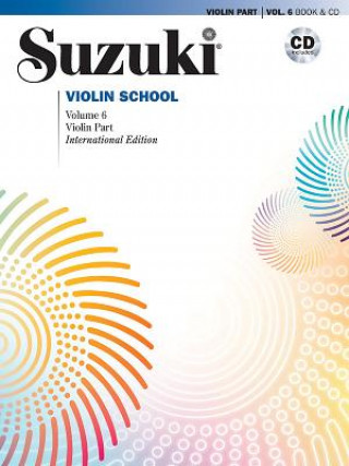 Книга SUZUKI VIOLIN SCHOOL VOLUME 6 VIOLIN PART CD Shinichi Suzuki