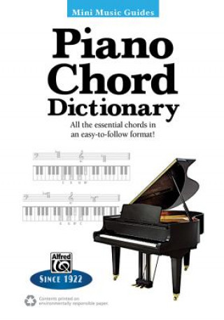 Book Piano Chord Dictionary Alfred Music