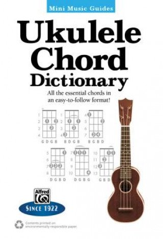 Kniha Ukulele Chord Dictionary Alfred Publishing