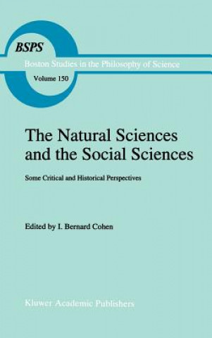 Kniha Natural Sciences and the Social Sciences Robert S. Cohen