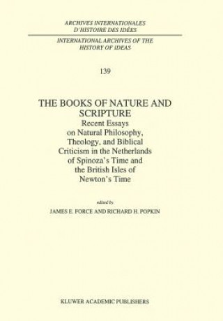 Kniha Books of Nature and Scripture J. E. Force