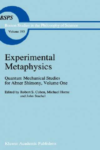 Livre Experimental Metaphysics Robert S. Cohen