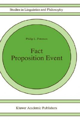 Kniha Fact Proposition Event P. L. Peterson