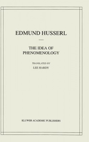 Book Idea of Phenomenology Edmund Husserl