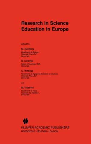 Kniha Research in Science Education in Europe M. Bandiera