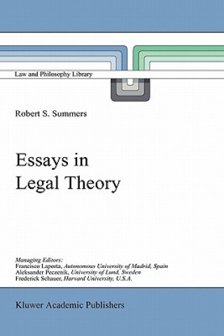 Kniha Essays in Legal Theory R. S. Summers