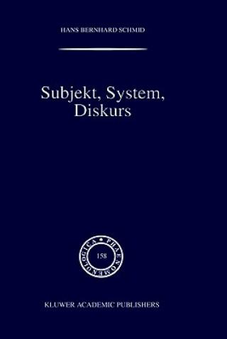 Book Subjekt, System, Diskurs H. B. Schmid