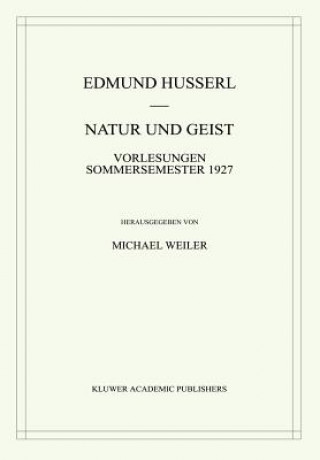 Könyv Natur Und Geist Edmund Husserl