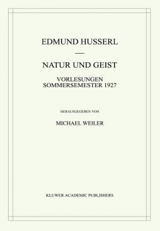 Książka Natur Und Geist Edmund Husserl