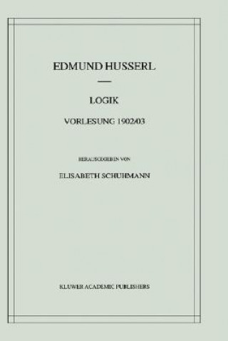 Carte Logik Vorlesung 1896 Edmund Husserl