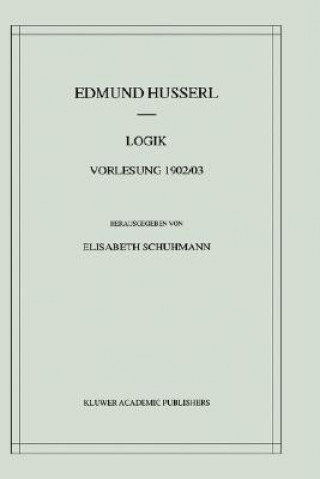 Buch Logik Edmund Husserl