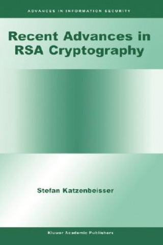Książka Recent Advances in RSA Cryptography Stefan Katzenbeisser