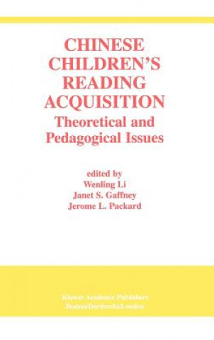 Knjiga Chinese Children's Reading Acquisition Janet S. Gaffney