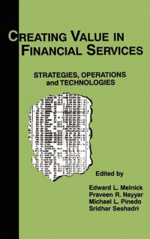 Book Creating Value in Financial Services Edward L. Melnick