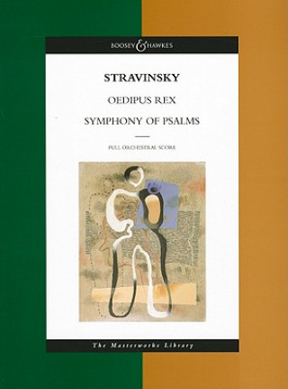 Kniha Oedipus Rex / Psalmensymphonie, Studienpartitur Igor Strawinsky