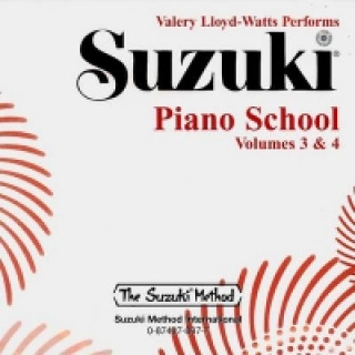 Kniha Suzuki Piano School, 2 Audio-CDs. Vol.3-4 Shinichi Suzuki