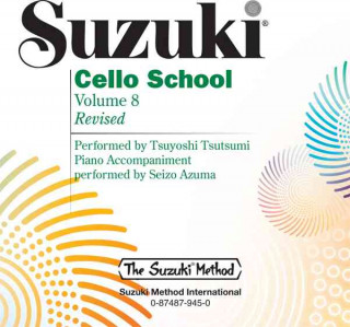 Hanganyagok Suzuki Cello School, 1 Audio-CD (AV). Vol.8 Shinichi Suzuki