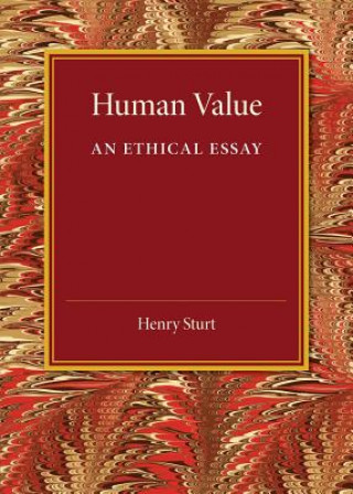 Kniha Human Value Henry Sturt