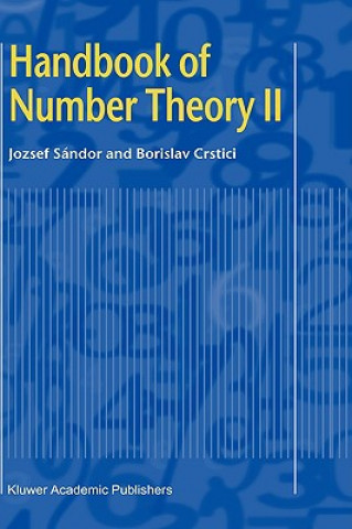 Carte Handbook of Number Theory II. Pt.2 Jozsef Sándor