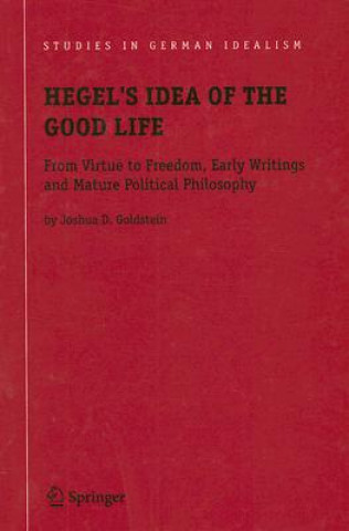 Kniha Hegel's Idea of the Good Life Joshua D. Goldstein