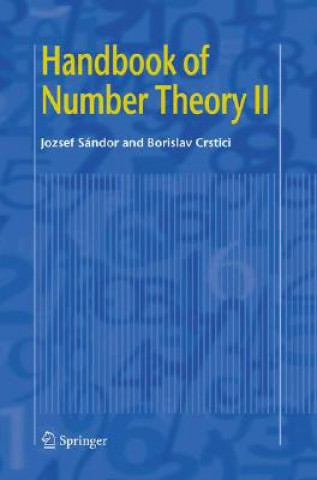 Knjiga Handbook of Number Theory II Jozsef Sandor